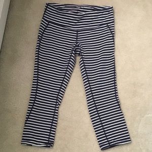 Striped Cropped Leggings